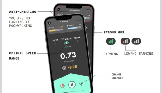 【STEPN】GSTの稼ぎを最大にする、おすすめの歩き方。Moonwalkingを避ける、0.5走法など